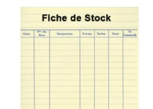 Fiche de Stock